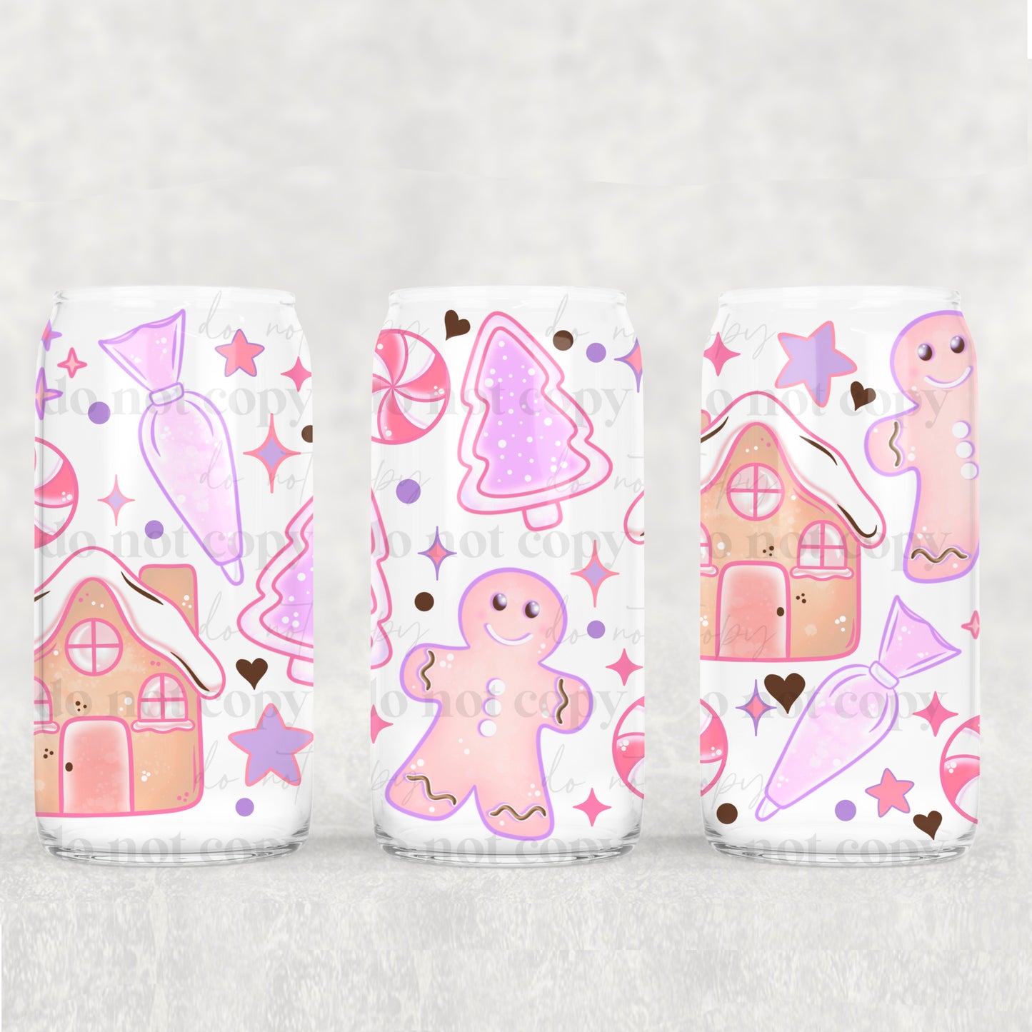 Pastel Gingerbread | 16oz UVDTF wrap (POD)