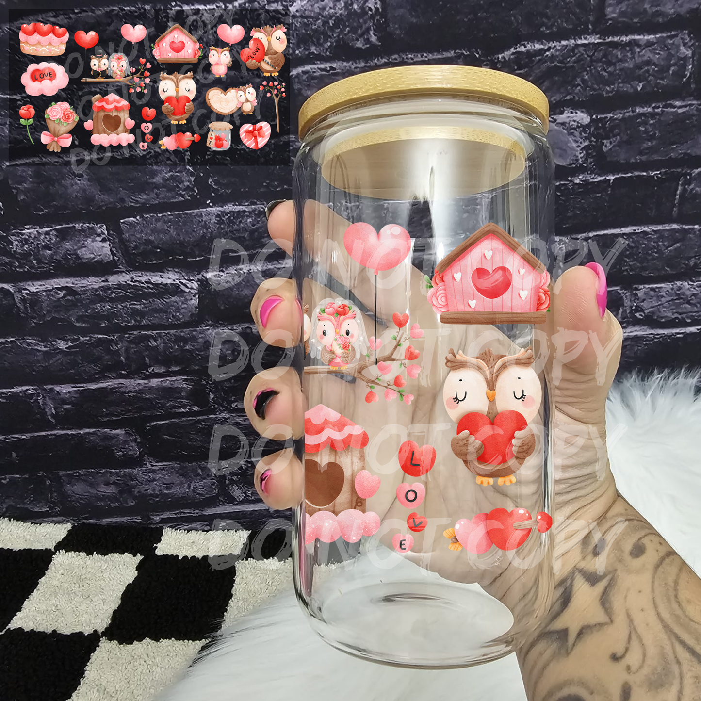 Valentines owl (W53)