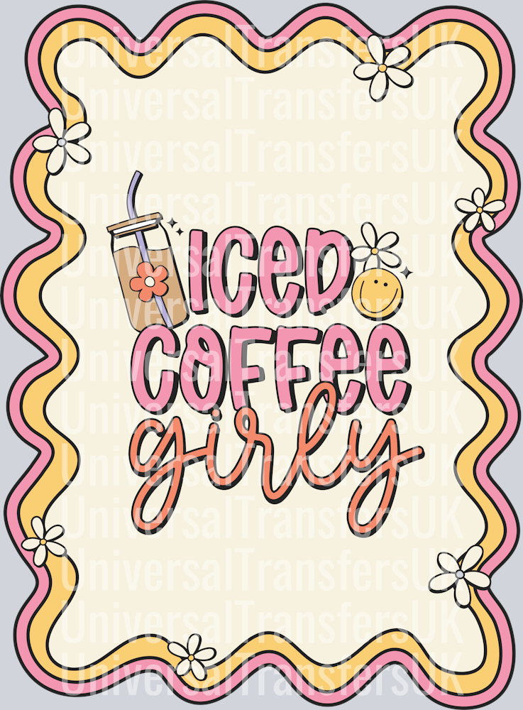 Iced coffee girly