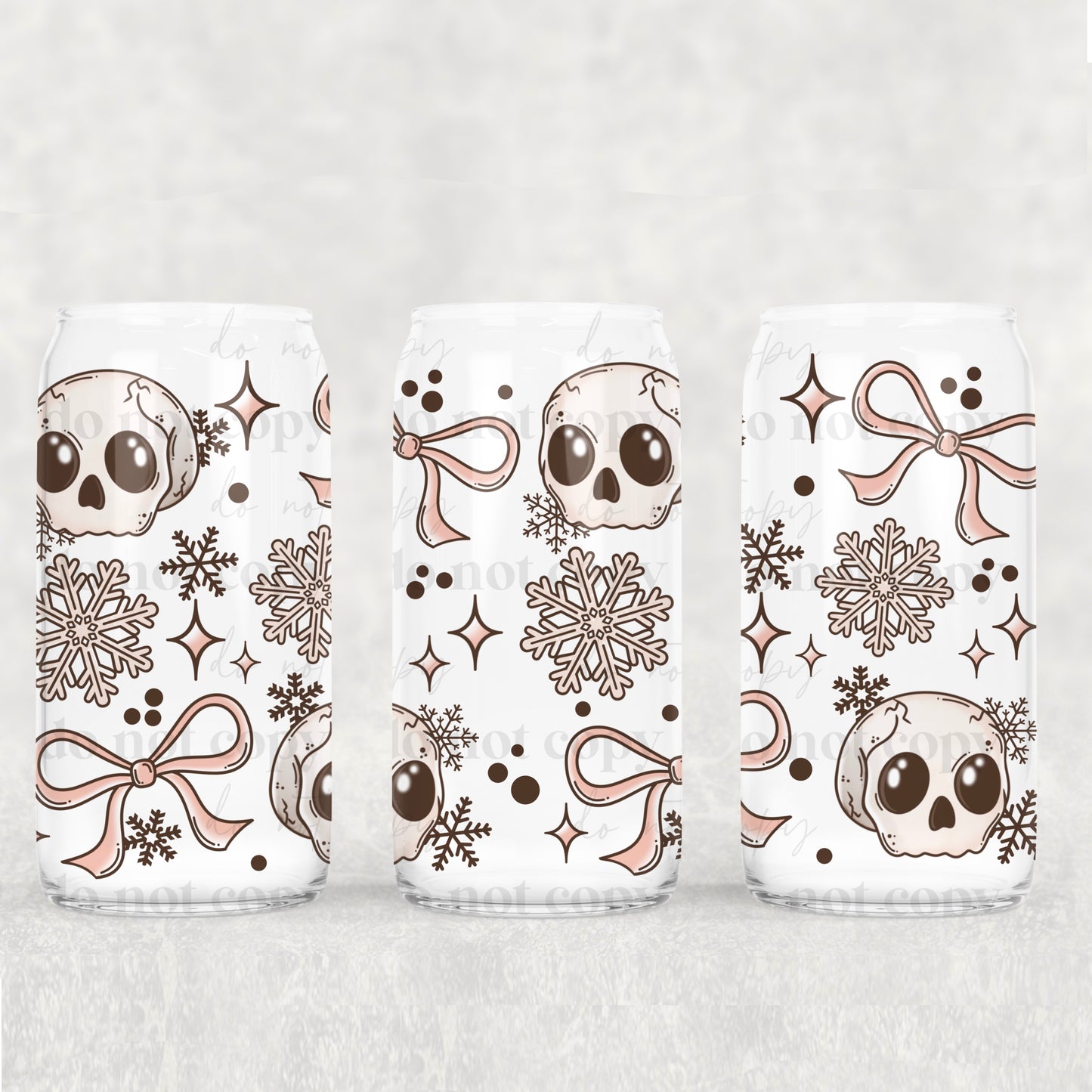Winter skellie | 16oz UVDTF wrap (POD)