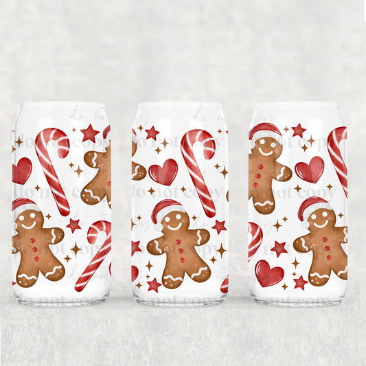 Christmas Gingerbread | 16oz UVDTF wrap (POD)