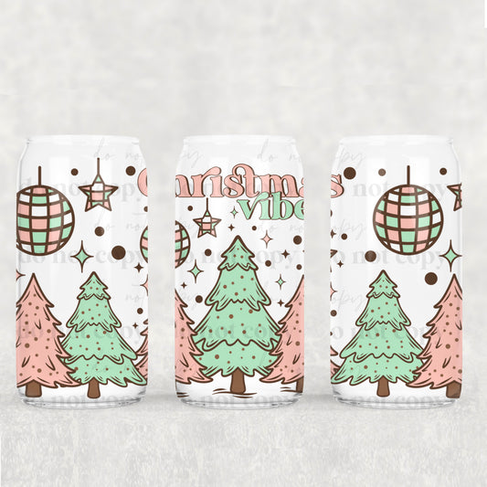 Christmas Vibes | 16oz UVDTF wrap (POD)