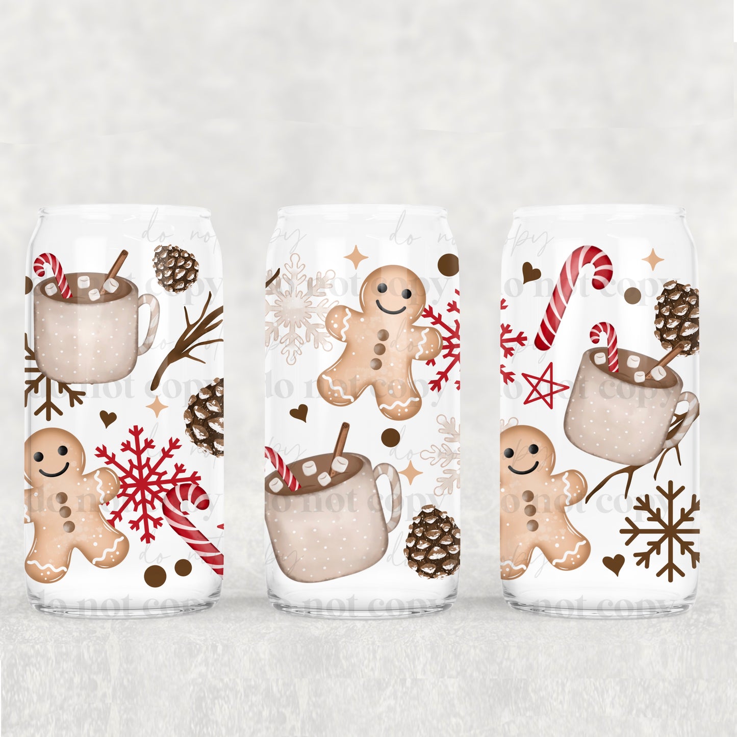 Christmas coco & sweet treats | 16oz UVDTF wrap (POD)