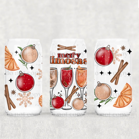 Merry Mimosas | 16oz UVDTF wrap (POD)