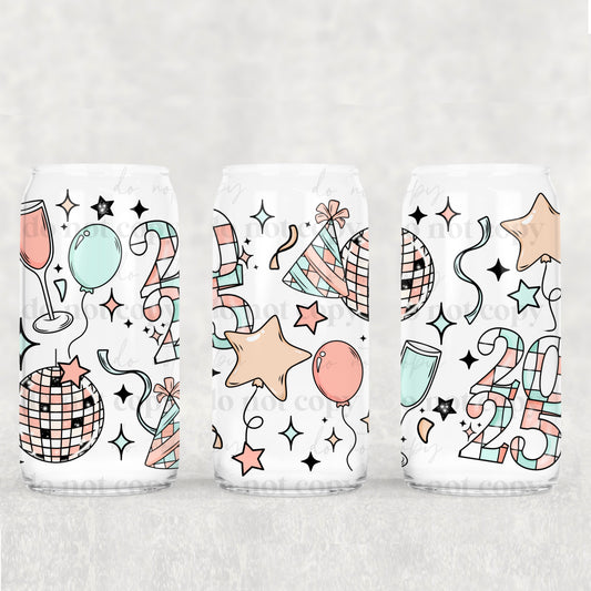 New Years 2025 | 16oz UVDTF wrap (POD)