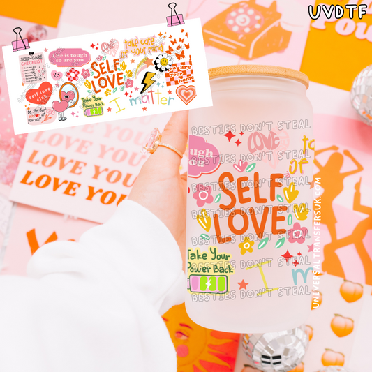Self love 16oz UVDTF wrap (#8)