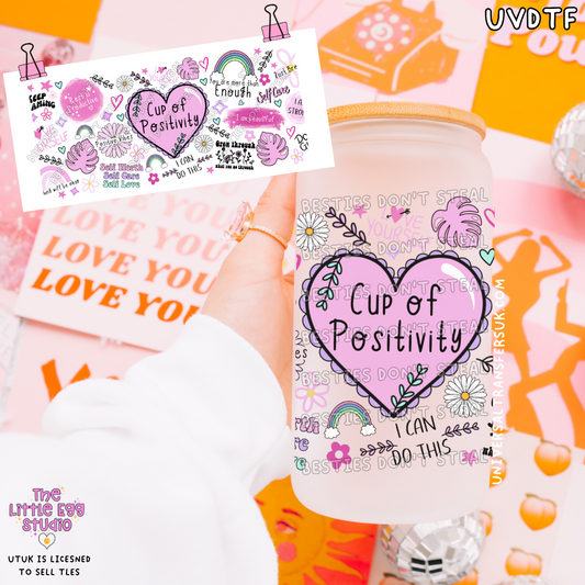 TLES Cup of positivity 16oz UVDTF wrap (#24)