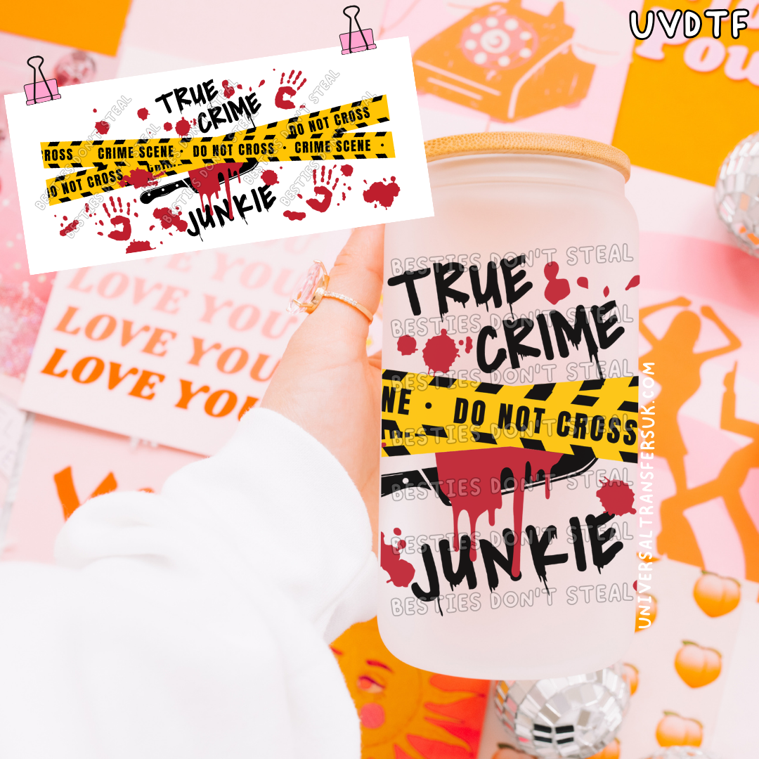 True crime junkie 16oz UVDTF wrap (#19)