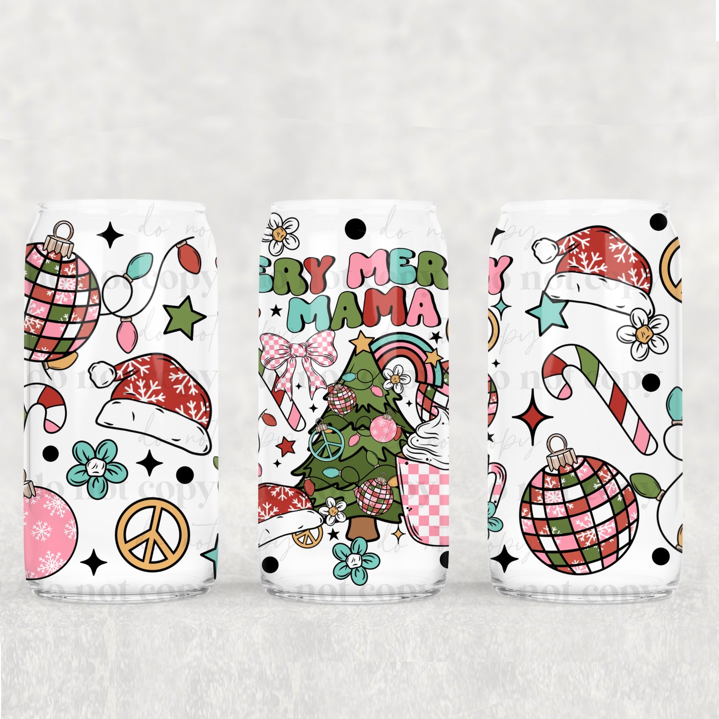 Very Merry Mama | 16oz UVDTF wrap (POD)