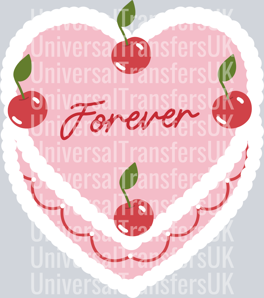 Forever heart cake