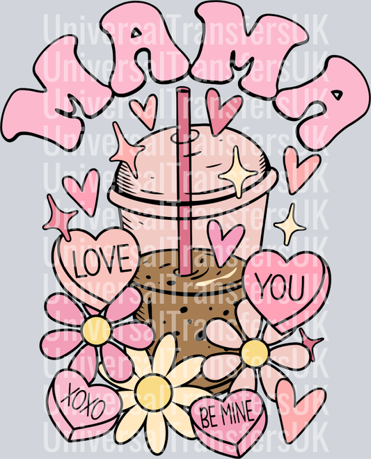 mama iced coffee valentine