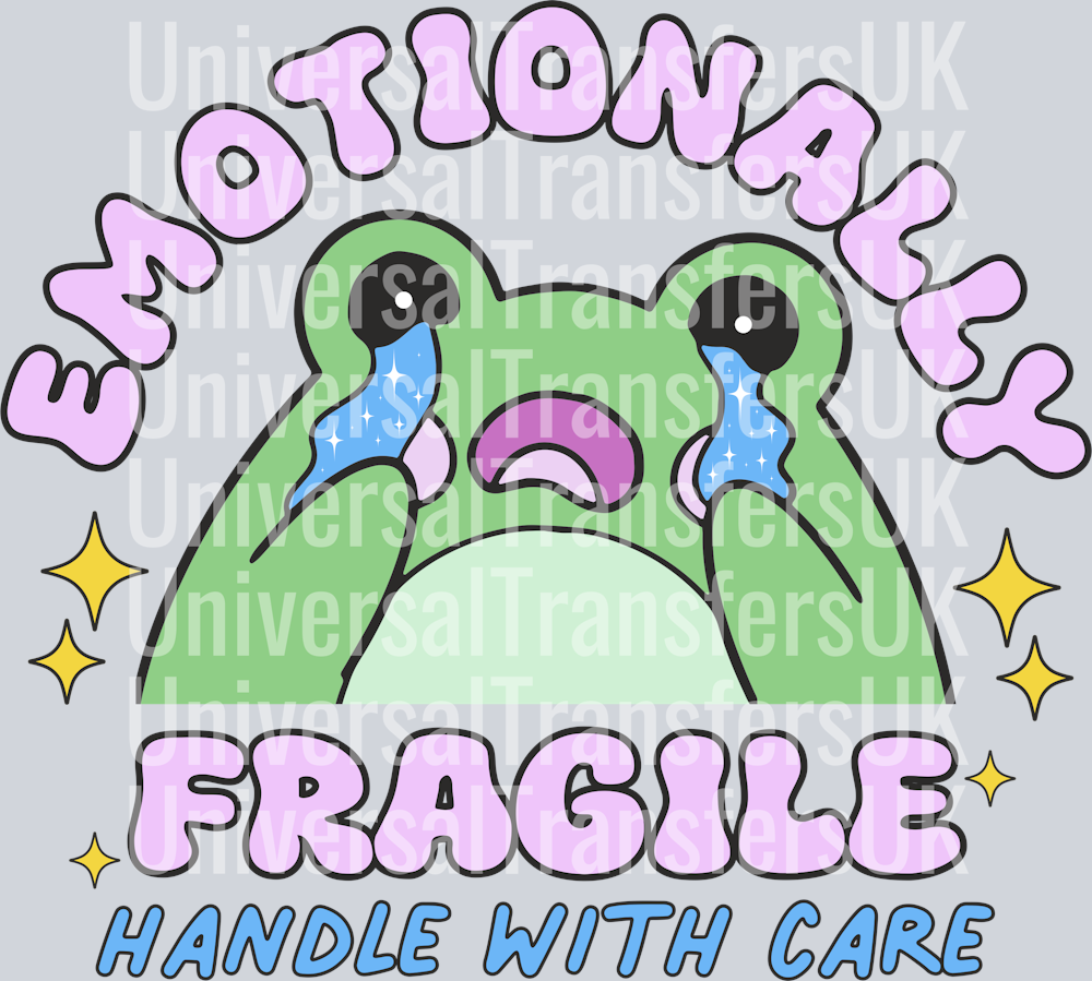 Emotionally fragile frog