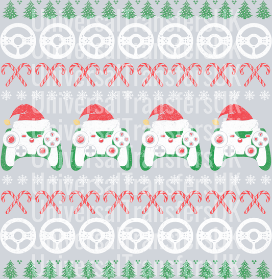 Candy Cane Gamepad wheel rows