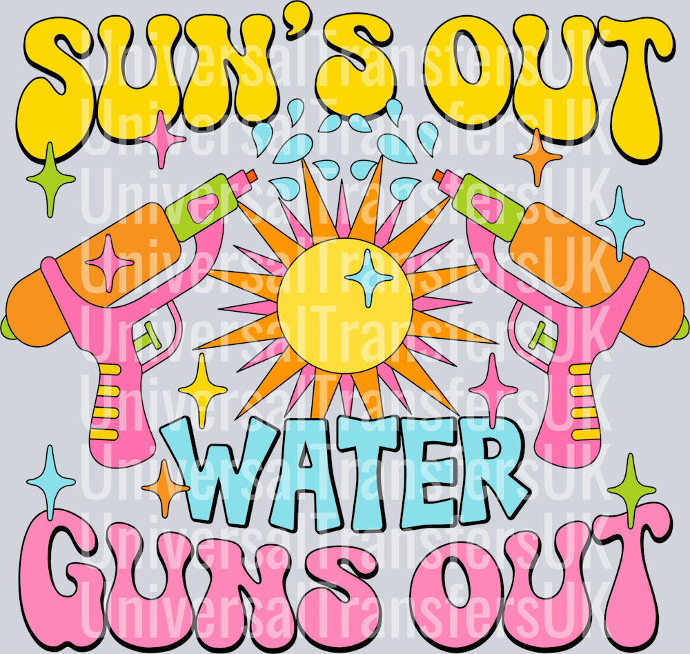 Sun's out water guns out