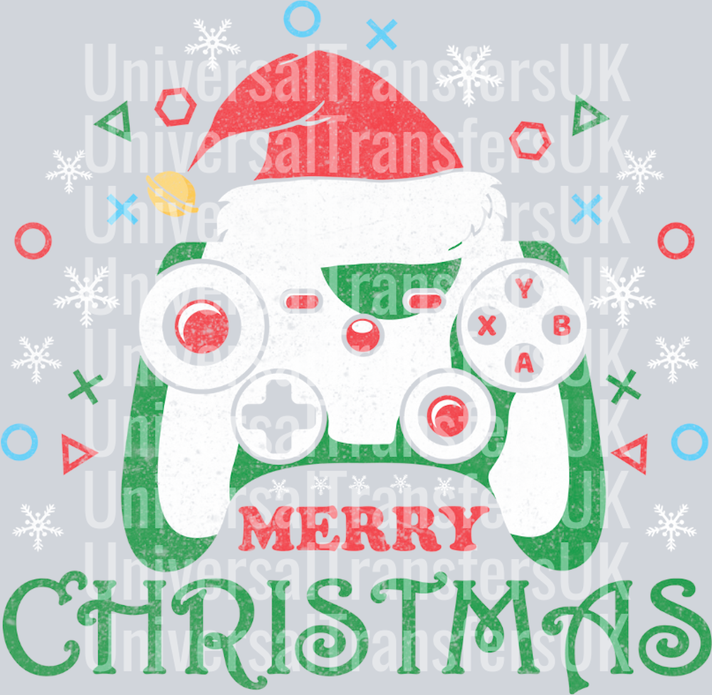 Merry Christmas Gamepad Controller with Hat Green