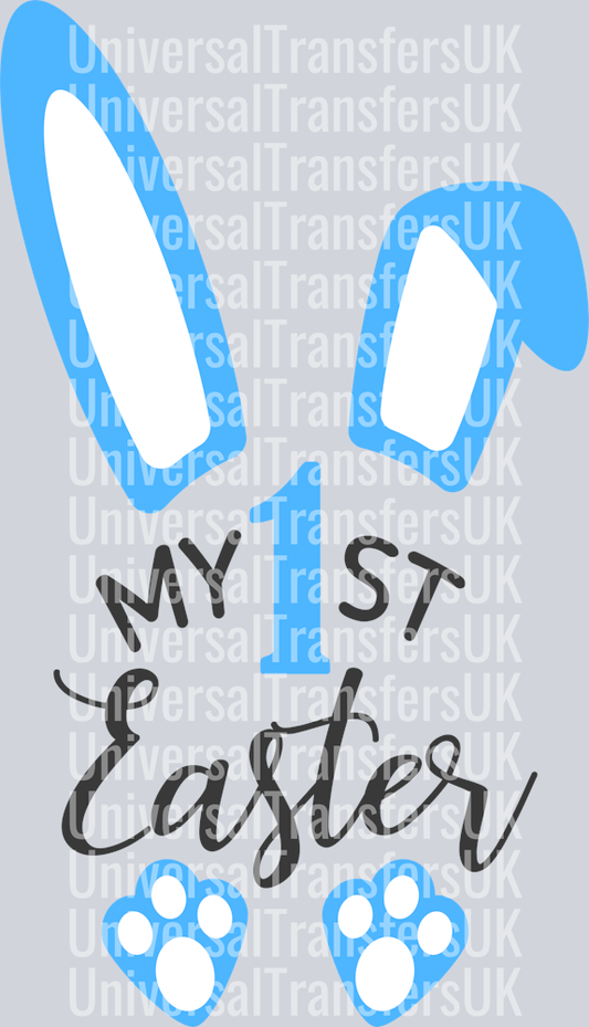 My 1st Easter Black Writing Boy