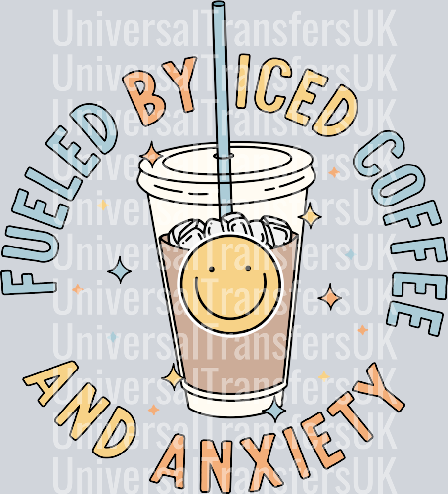 Fueled by iced coffee and anxiety blue