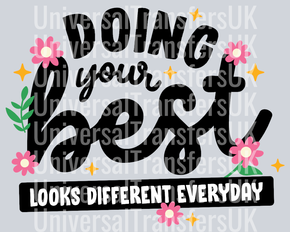 Doing your best looks different everyday