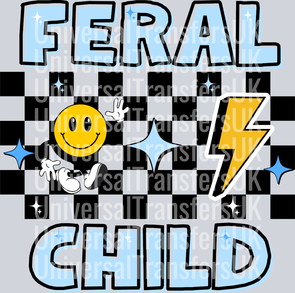 Feral Child in blue - Cassies Little Creations