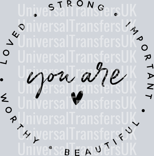 you are