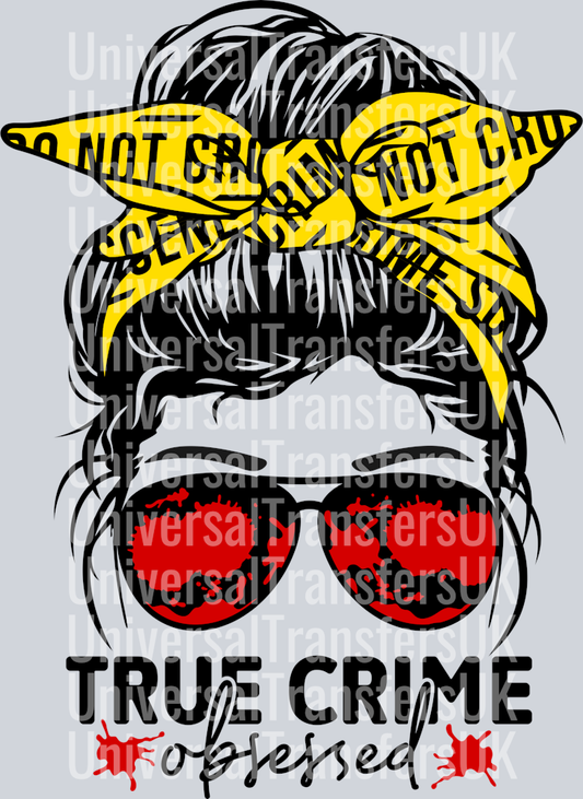 true crime obsessed mum bun