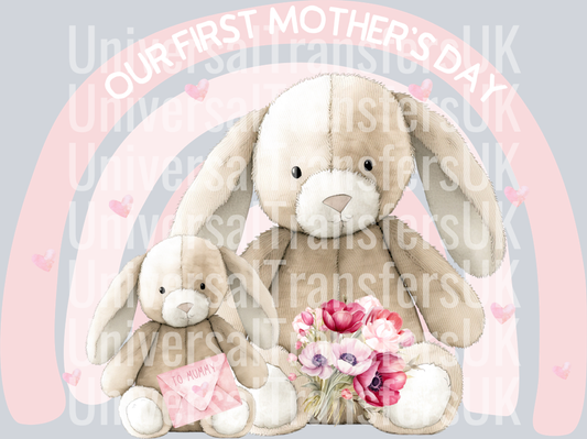 Our first mothers day pink bunny