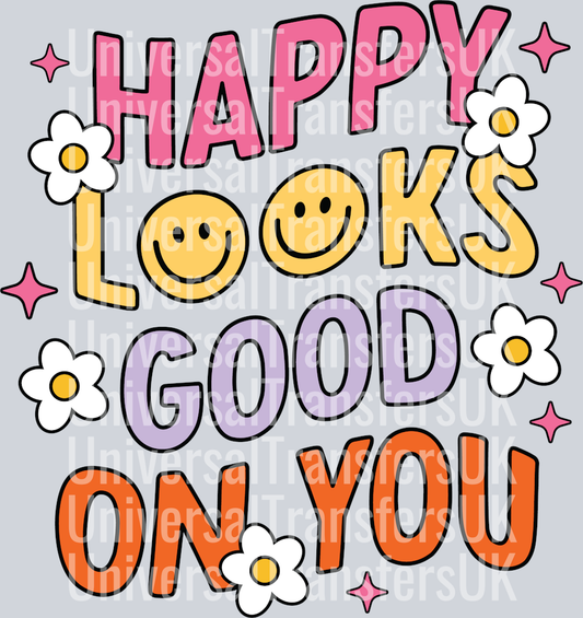Happy looks good on you