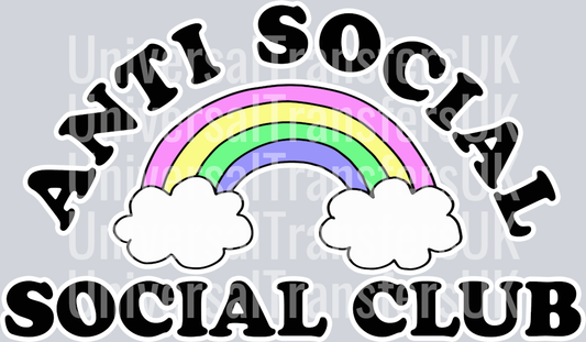 Anti Social Social Club White Outline