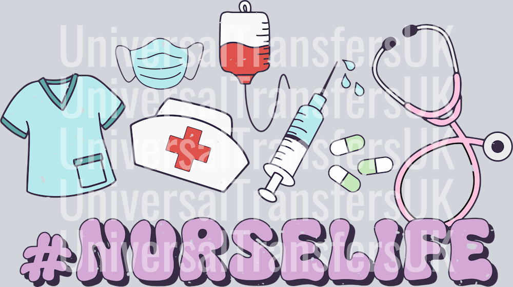 Hashtag Nurselife kit Distressed