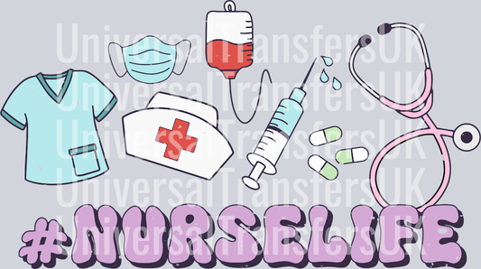 Hashtag Nurselife kit Distressed