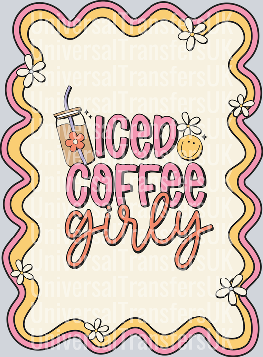 Iced coffee girly