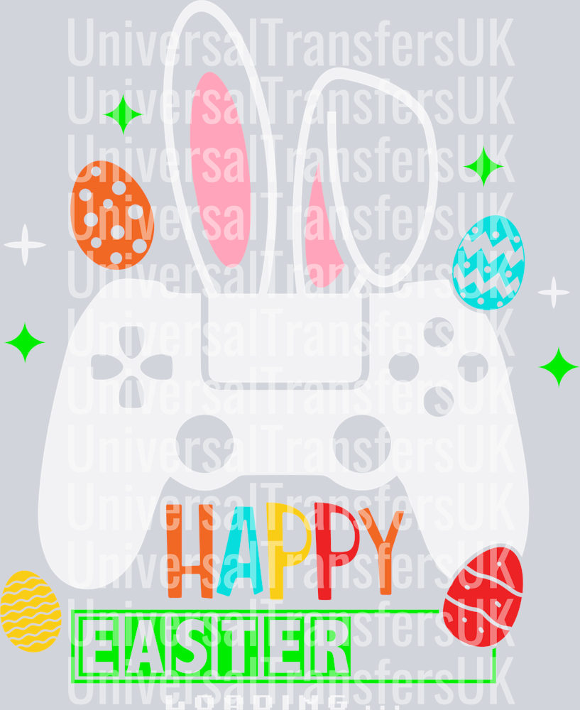 Gamepad with Bunny Ears - Loading Easter