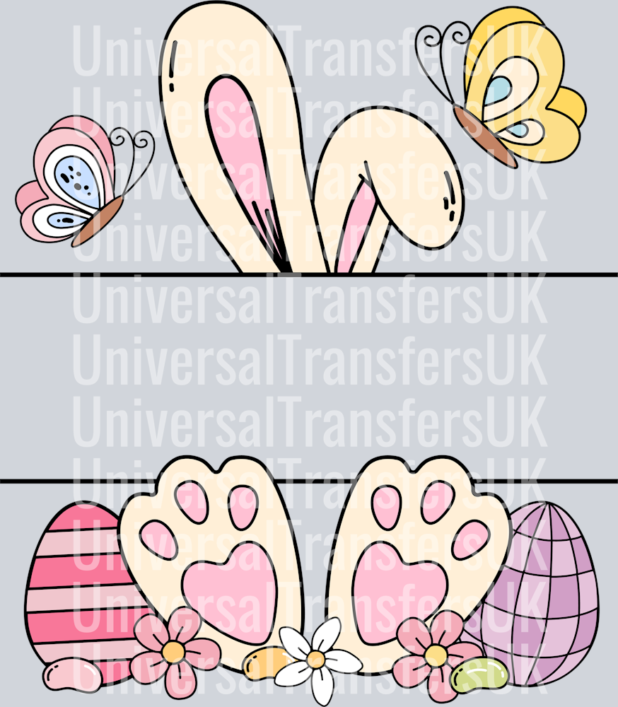 Easter Bunny Custom Name - Pink