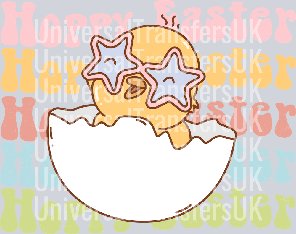 Star Glasses Hoppy Easter Chick