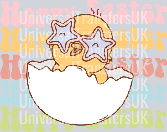 Star Glasses Hoppy Easter Chick