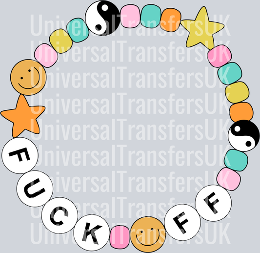 Fuck off bracelet