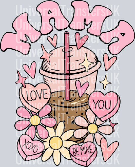 mama iced coffee valentine